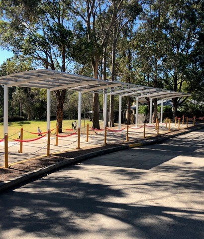 Cantilever Carport Kit - multi Cantaports together