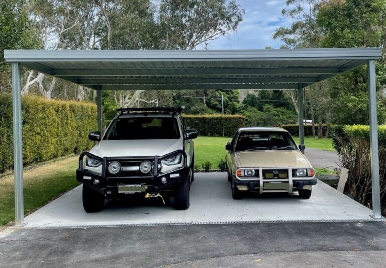 Double carport Kit by Professional Choice.