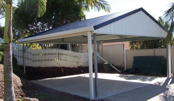 Gable Carport - A Gable Carport