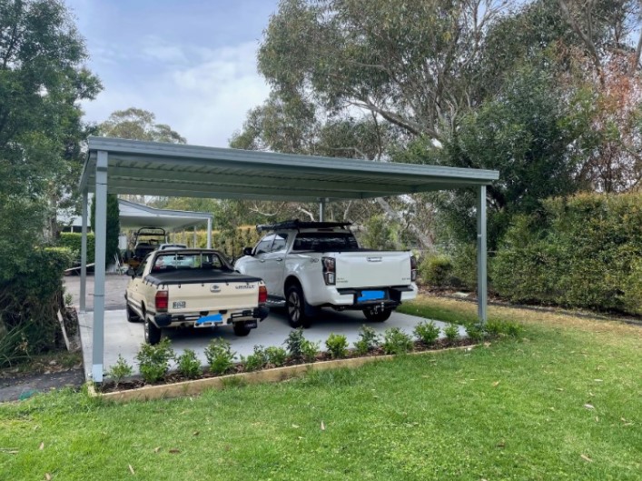 The Skillion Roof Carport is a Practical Choice for Modern Storage, photo of Professional Choice Skillion carport