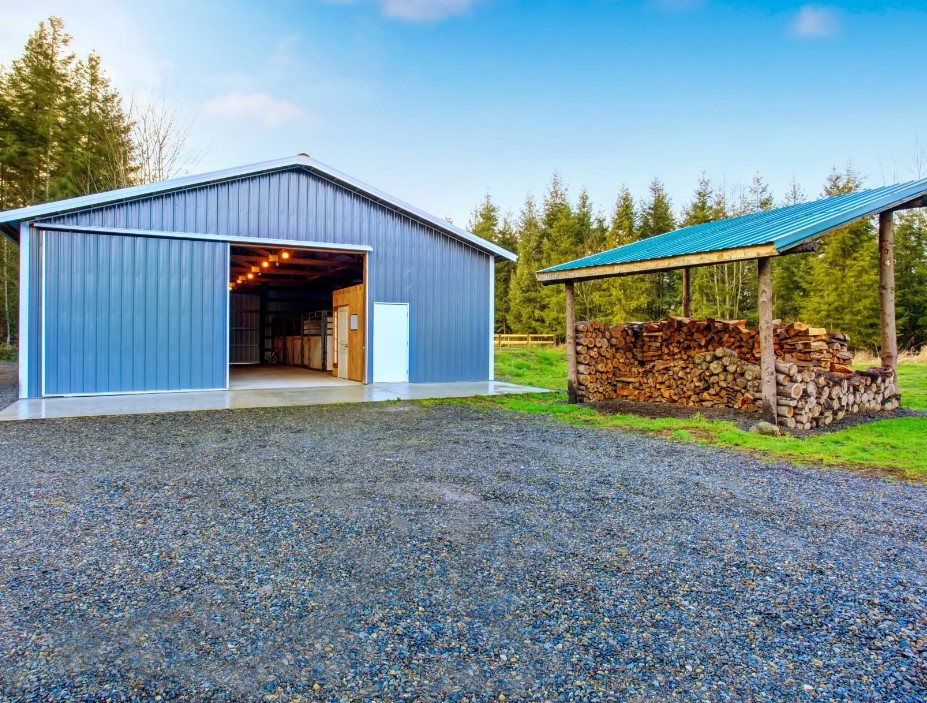 Custom Made Farm Storage Sheds - photo of farm shed