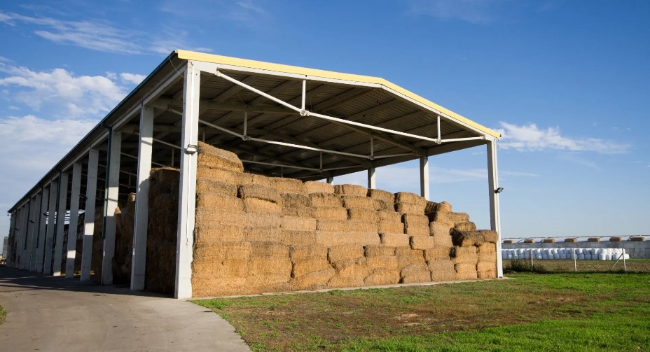 Custom made Hay shed by Professional Choice Sheds