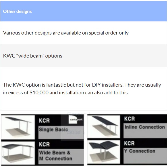 Cantaport connection types