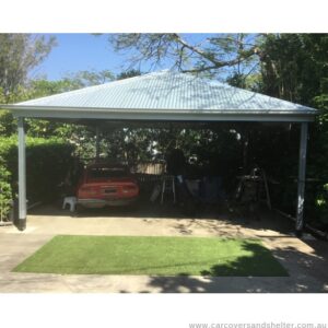 Hip Roof Carport by Professional Choice Sheds