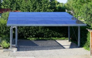 A Solar Carport double carport