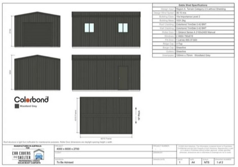 Shed price example 2 plan