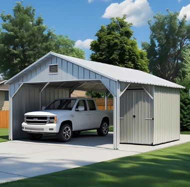 Sheds and Carports: What to Look for When Choosing Your Next Build, photo of a shed with a carport