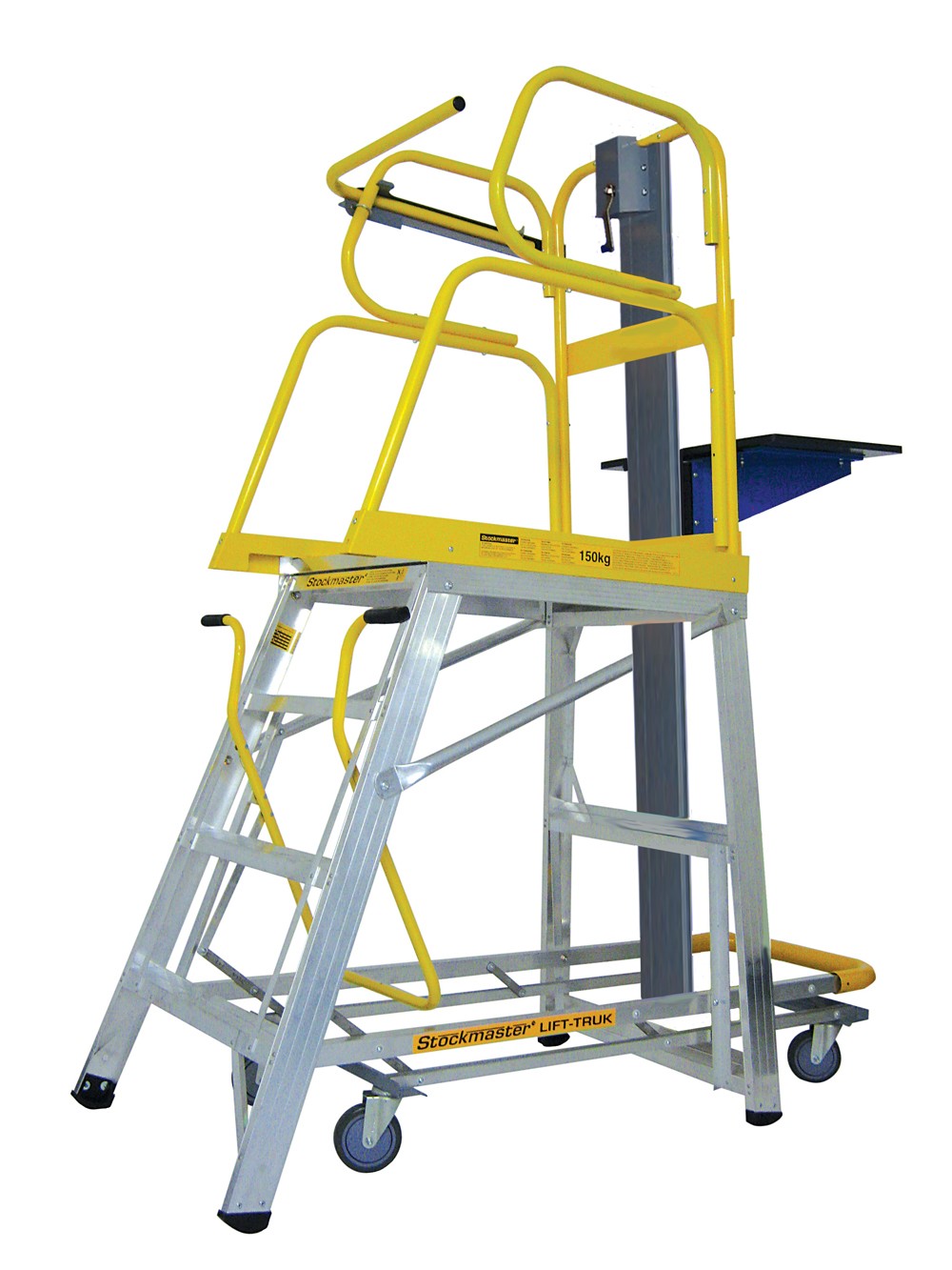 Ways to Access a Mezzanine Floor -StockMaster Lift-Truk Order Picking Ladder