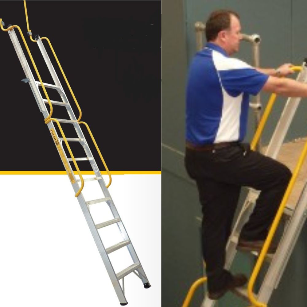 Ways to Access a Mezzanine Floor -StockMaster Mezzalad Ladder