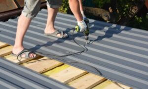 Shed Installation on a Slope