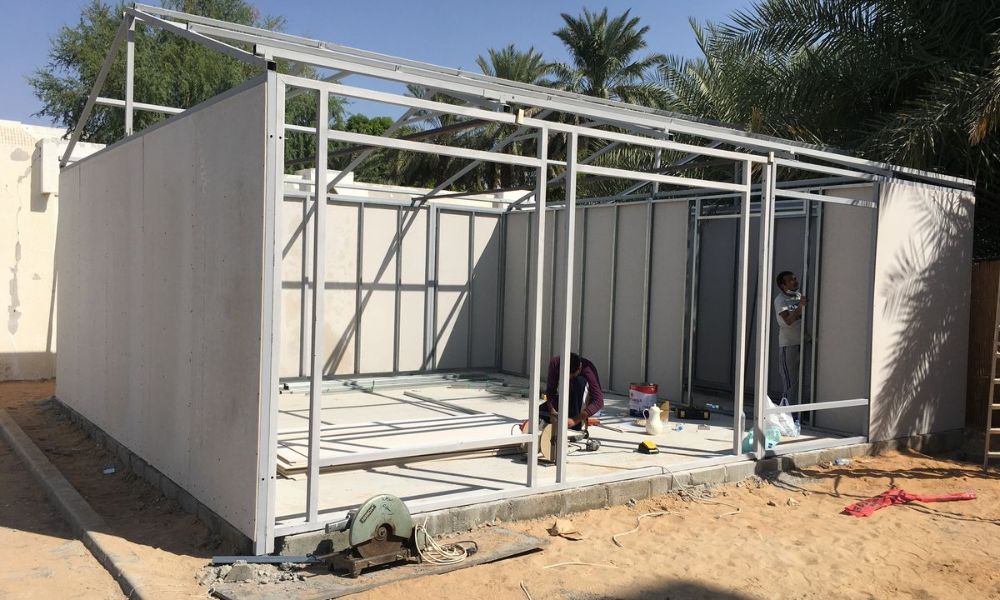 Shed Installation on Concrete