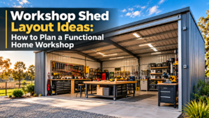 Workshop Shed: Design Ideas, Layout Tips, and Planning Advice